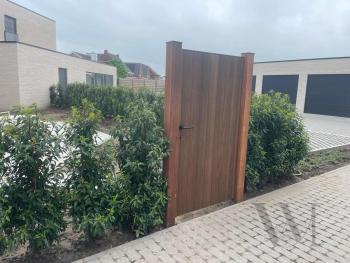 Houten omheining