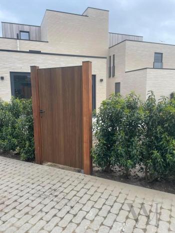 Houten tuinpoort