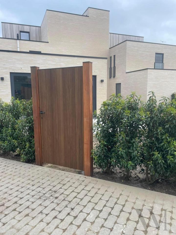 Houten tuinpoort