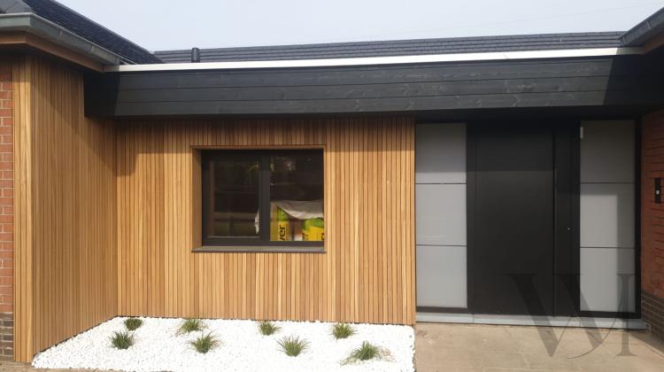 Houten gevelbekleding thermo ayous